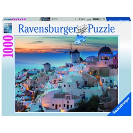 Puzzle Noaptea in Santorini, 1000 piese Ravensburger